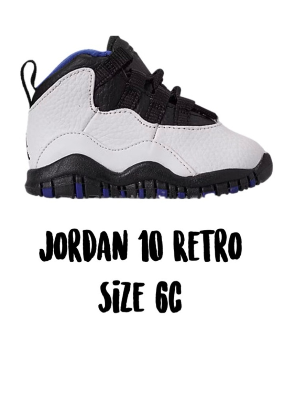 Jordan Retro 10 Sneakers Size 6c